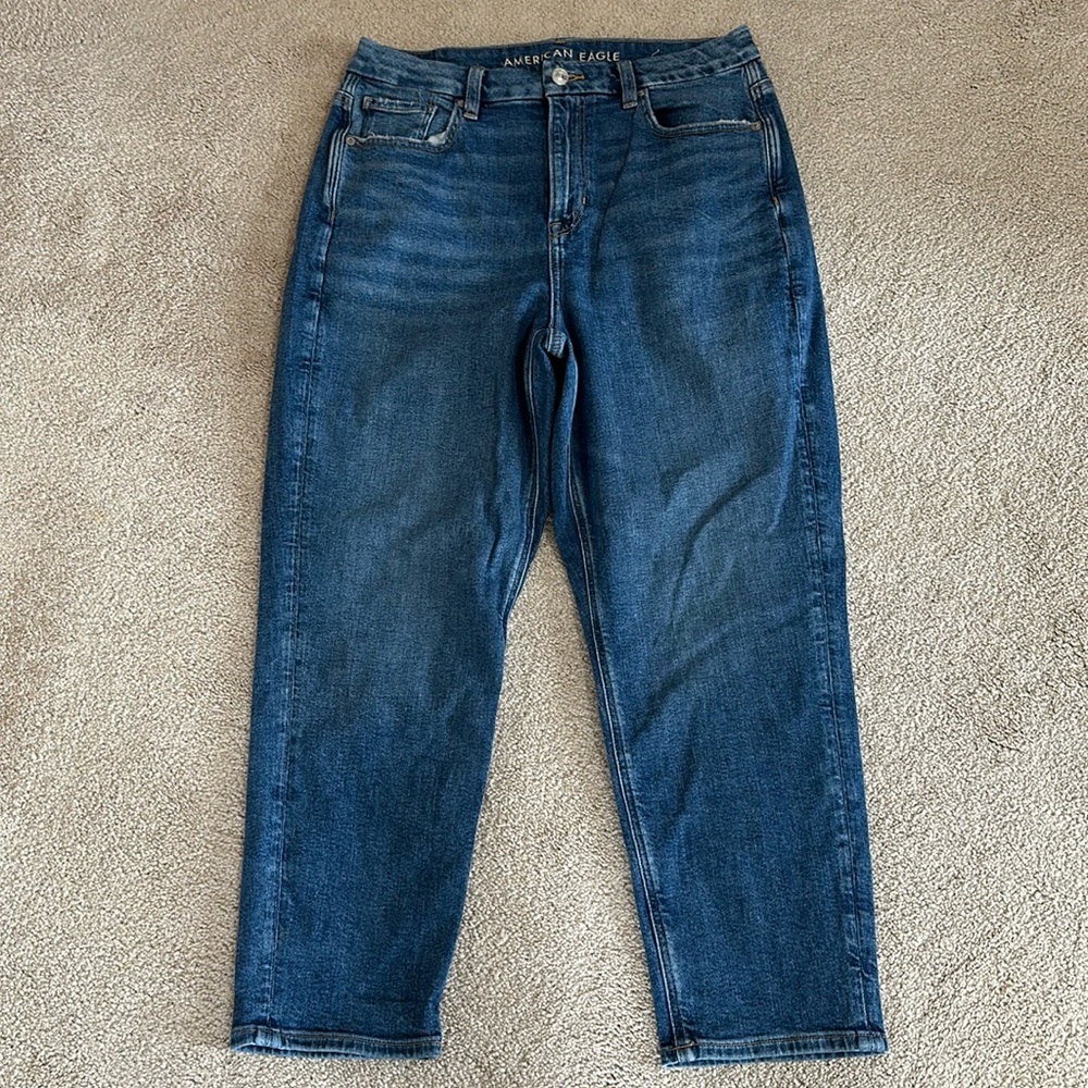 American Eagle Mom Jeans Size 10 short